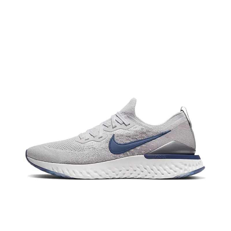 Nike Epic React Flyknit 2 Vast Grey Coastal Blue-0