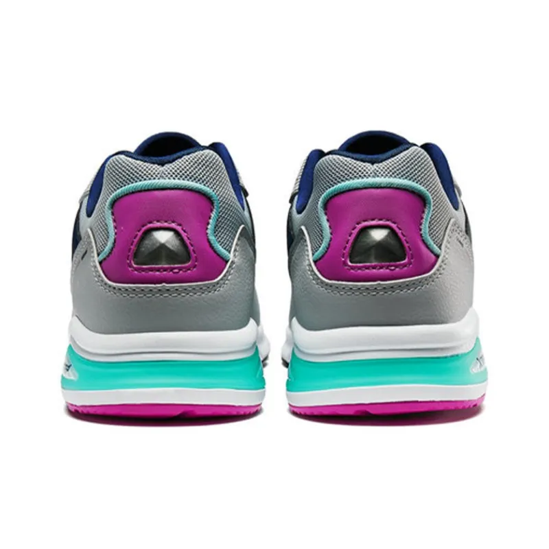 XTEP Lightweight And Wear resistant Low Top Running Shoes Women's Gray Red-4