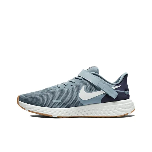 Nike REVOLUTION 5 Running Shoes Men Low-Top White/Blue