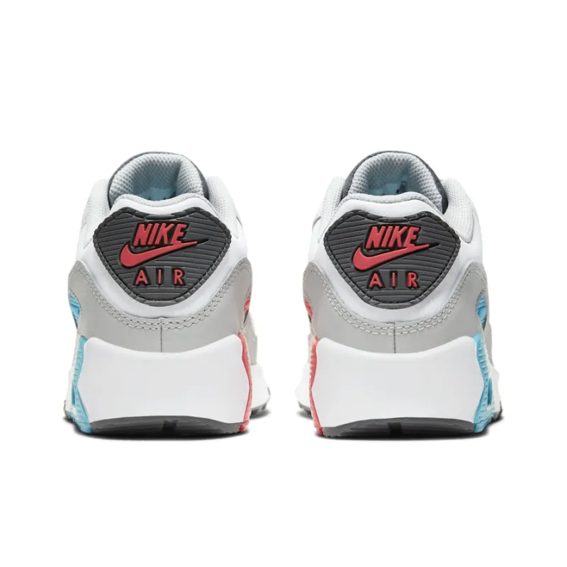Nike Air Max 90 Leather White Chlorine Blue GS-4