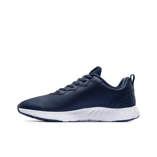 PEAK Running Shoes Men Low-Top Navy Blue