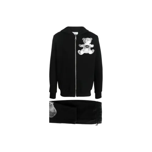 PHILIPP PLEIN Teddy-print Hooded Tracksuit