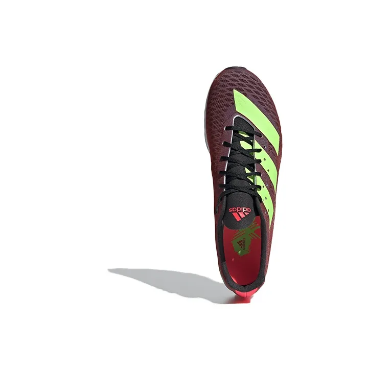 Adidas Adizero XC Low-Top Running Shoes Men's Red Green-4
