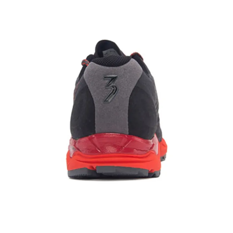 361° Q-Bounce International Thread Ortega2 Cushioned Slip-Resistant Low-Top Running Shoes Men's Black Red-3