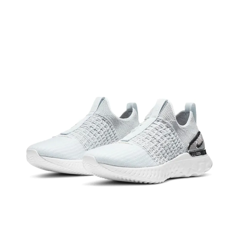 Nike React Phantom Run Flyknit Premium Pure Platinum White Women's-2