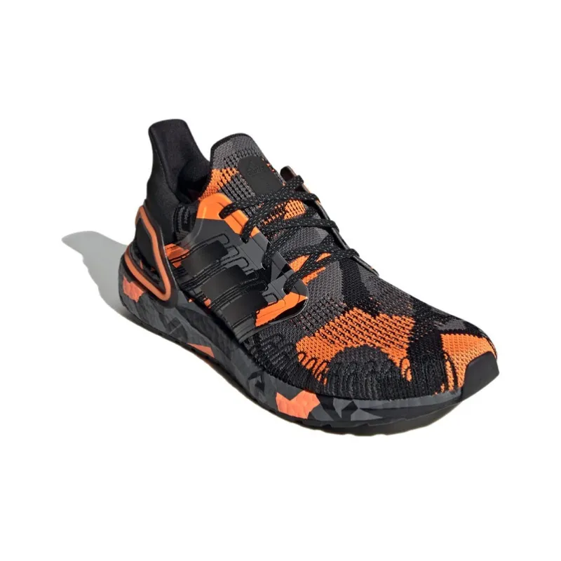 Adidas Ultra Boost 20 Geometric Pack Black Signal Orange-2