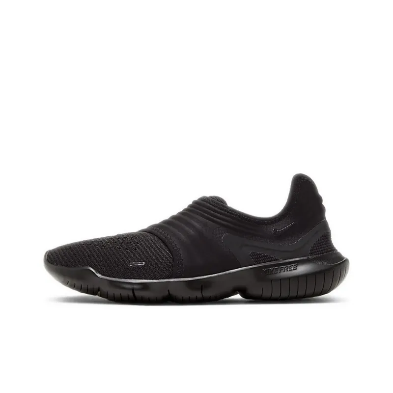 Nike Free Rn Flyknit 3.0 'Triple Black' Women's-0