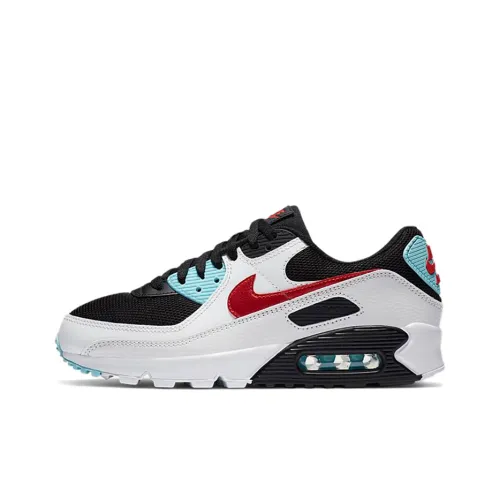 Nike Air Max 90 Aqua Red White Black Women's