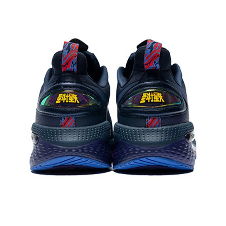 SHENGDOUSHIXINGSHI x 361° Glacier Low Top Running Shoes Men's Blue Purple-3