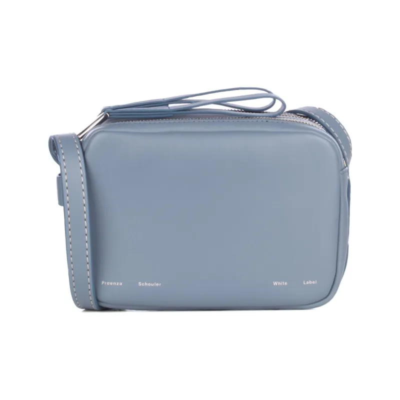 PROENZA SCHOULER Calfskin Crossbody Bag Shoulder Bag Women's Gray Blue-3
