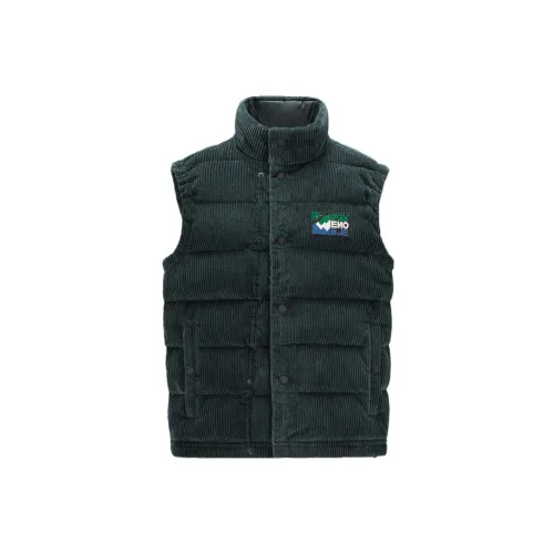 Moncler Vests Men Dark Green