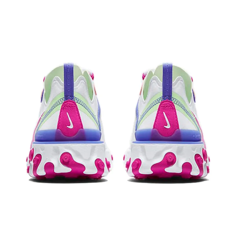 Nike React Element 55 White Fire Pink Women's-4