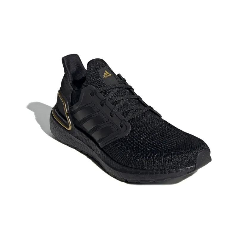 Adidas Ultra Boost 20 Core Black Gold Metallic-2