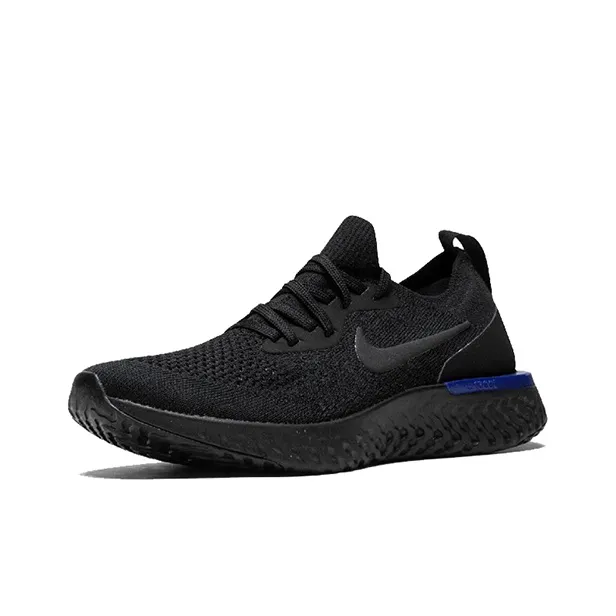 Nike Epic React Flyknit Black Racer Blue Women's-1