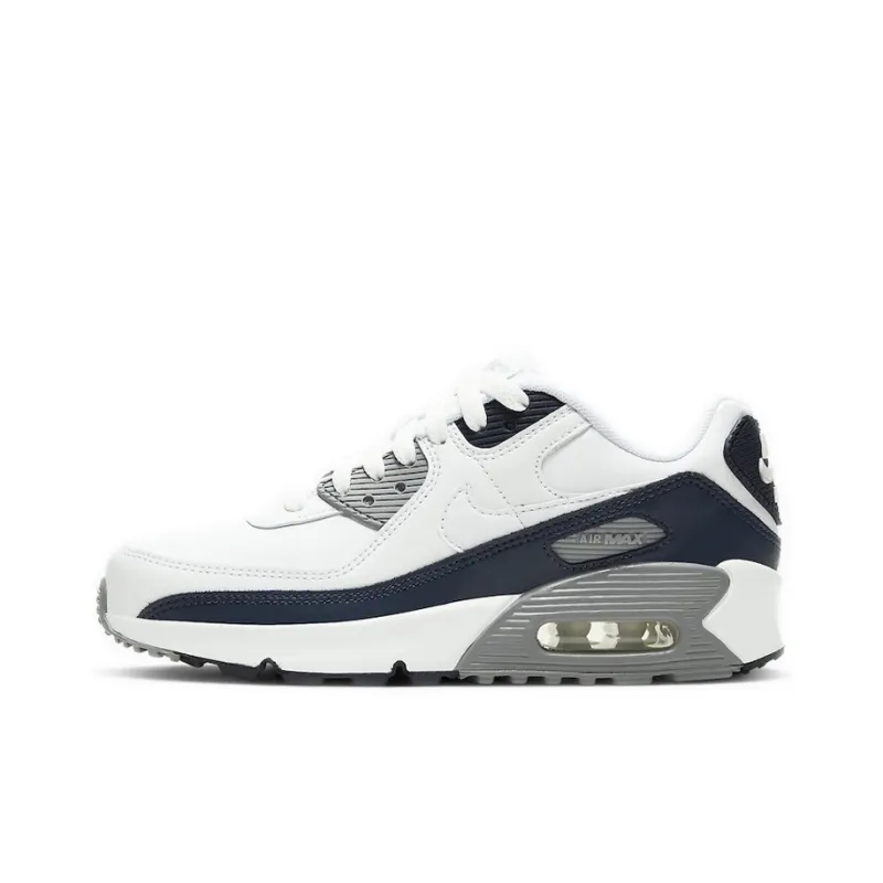 Nike Air Max 90 White Grey Obsidian GS-0