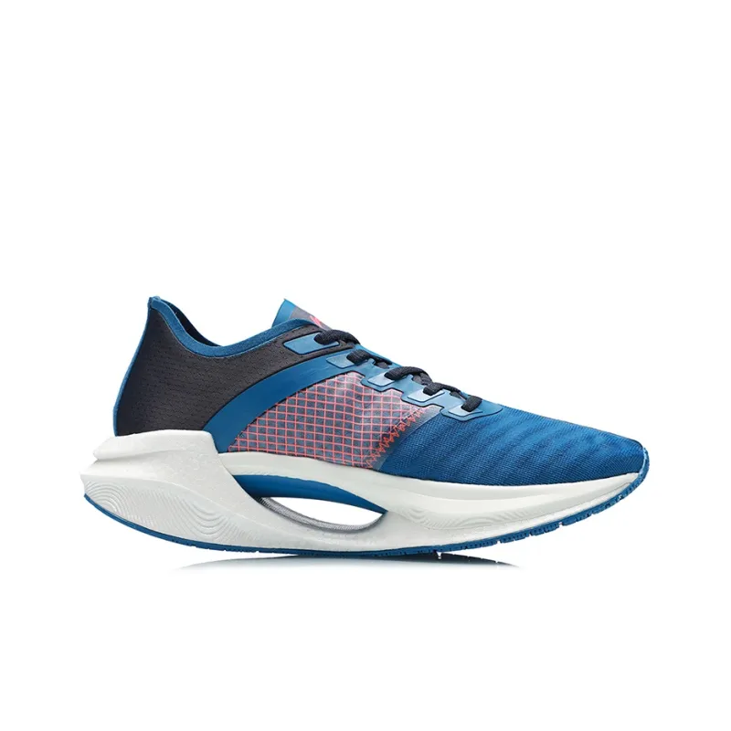 LINING Jueying Essential Running Shoes Men Low Top Blue/Orange-1