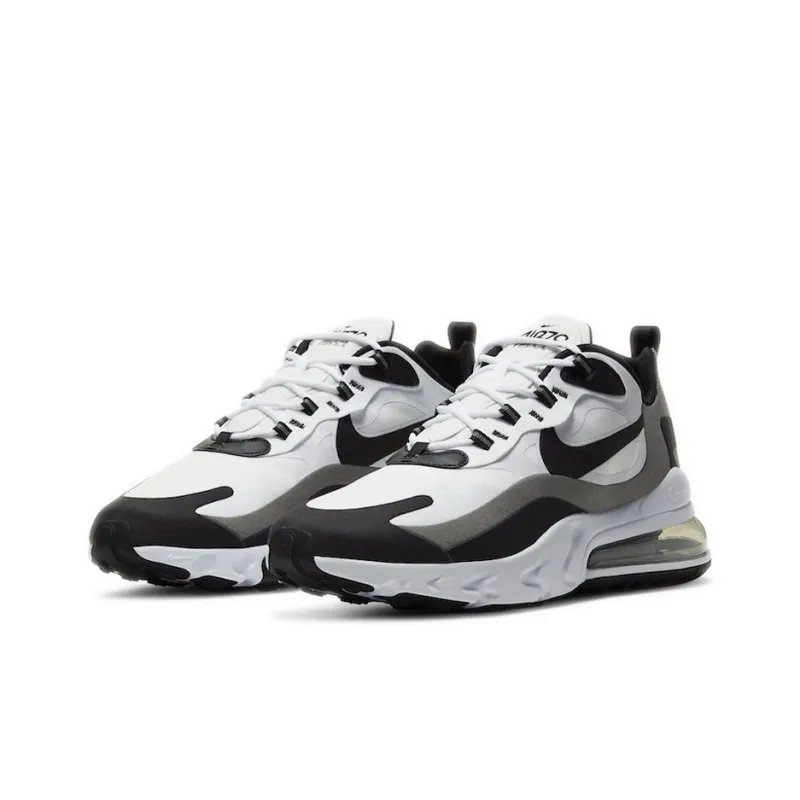 Nike Air Max 270 React White Black Metallic Pewter-2
