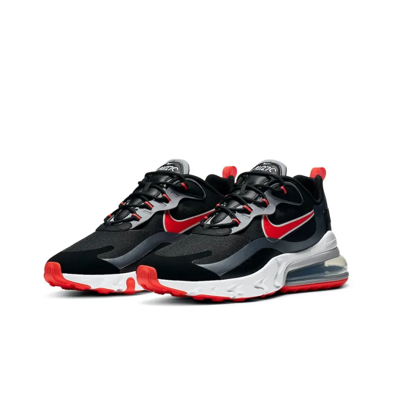 Nike Air Max 270 React Black Bright Crimson-2