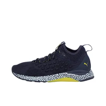 PUMA Breathable Slip-Resistant Lightweight Low-Top Running Shoes Men's Black Green
