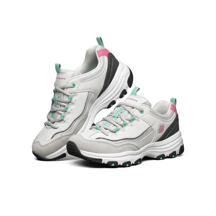 Skechers I Conik Grey/White/Black Women's-2