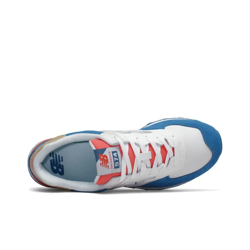 New Balance 574 White Blue Red-2