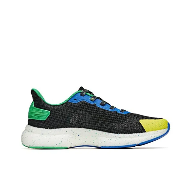 Sprite x Anta Cushioning Anti-Slip And Wear-Resistant Rebound Low-Top Running Shoes Men's Black Green Yellow-1