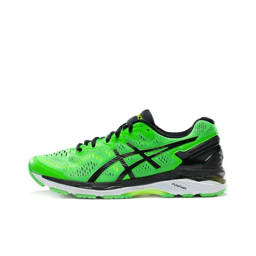 Asics Gel-Kayano 23 Running Shoes Men Low-Top Green/Black