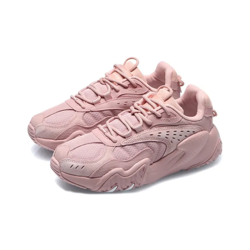 LiNing Cat Paw Lite Anti Slip Wear Resistant Low Top Running Shoes Women's Pink-2