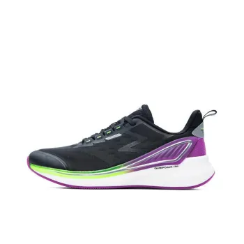 361° Night Shadows Cushioning Low Top Running Shoes Men's Black Purple