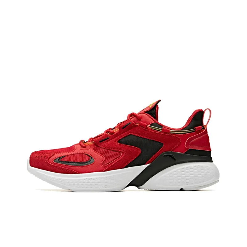 Anta Running Collection Low-Top Running Shoes Men's Red Black-0