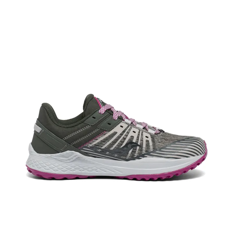 Saucony Mad River TR Running Shoes Women's Low Top Light Gray, Dark Gray-1
