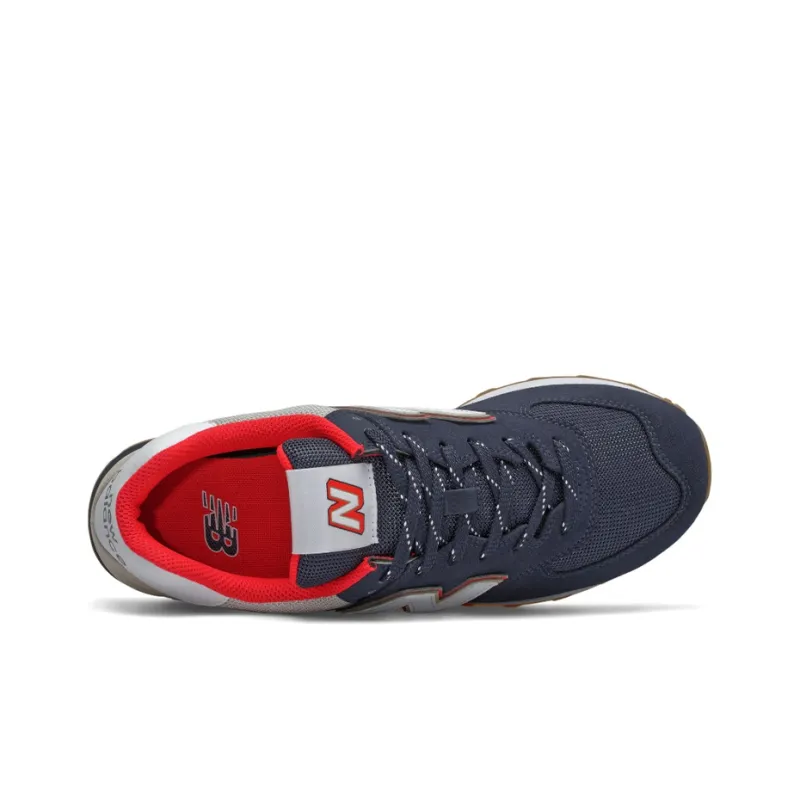 New Balance 574 Navy Energy Red-2