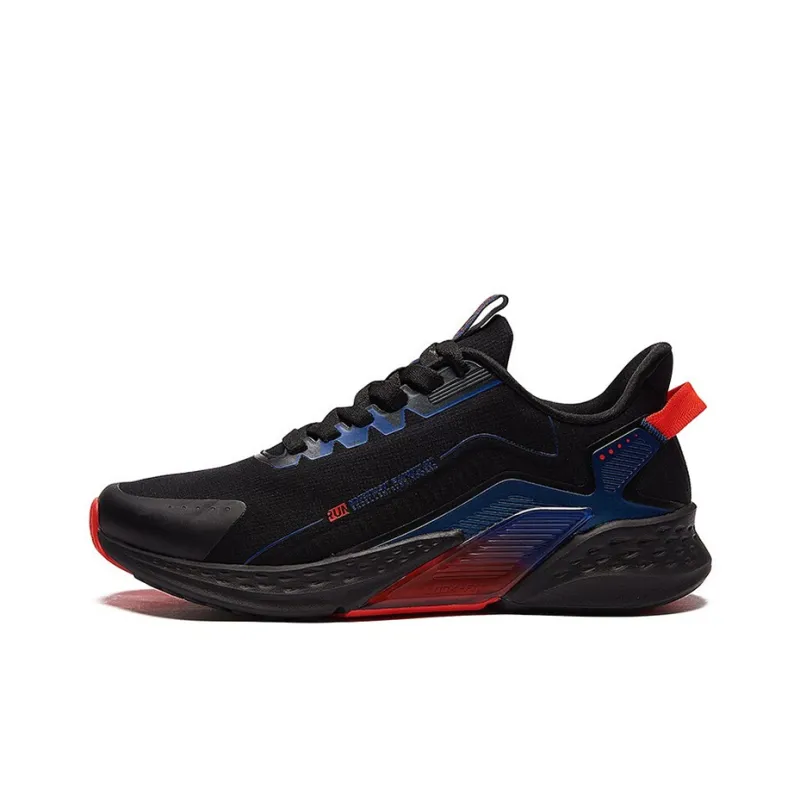 361° Rain Screen Technology Slip Resistant Water Resistant Lightweight Low Top Running Shoes Men's Black Red-0