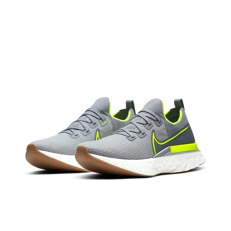 Nike React Infinity Run Particle Grey Volt-2