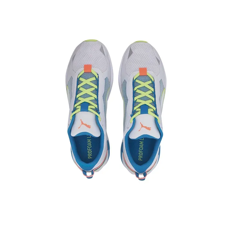 PUMA Minima Running Shoes Men Low-Top White/Yellow/Gray-2