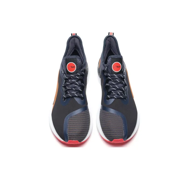 LiNing Crazy Run X Non slip Lightweight Low Top Running Shoes Men's Midnight Blue-3