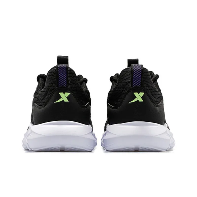 XTEP Cushioned Wear Resistant Lightweight Low Top Running Shoes Men's Black-2