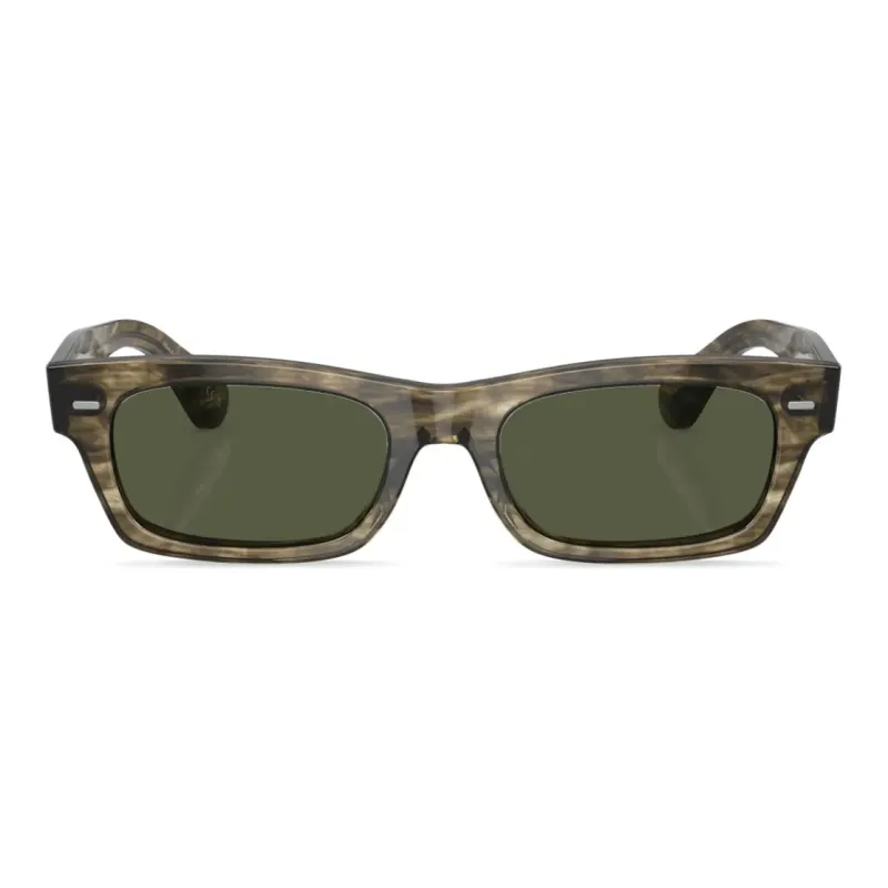 Oliver Peoples Acetate Irregular Shape Sunglasses Women's Gray-1