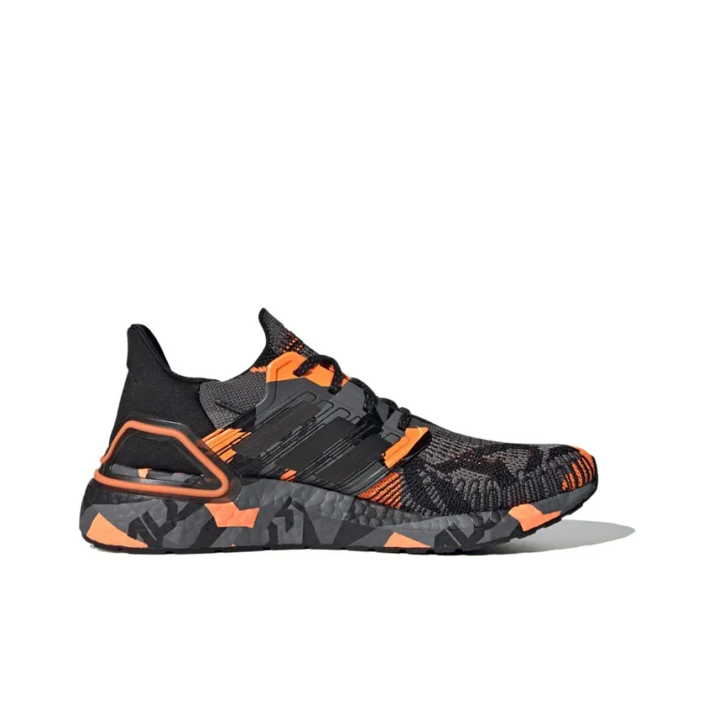 Adidas Ultra Boost 20 Geometric Pack Black Signal Orange-1