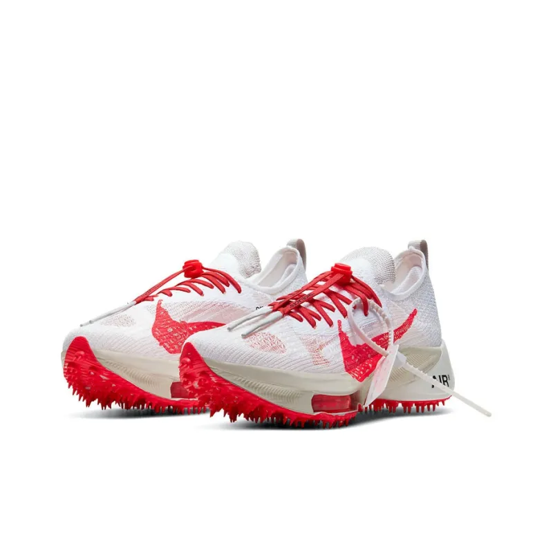 Nike Air Zoom Tempo Next% Flyknit Off White White Solar Red-2