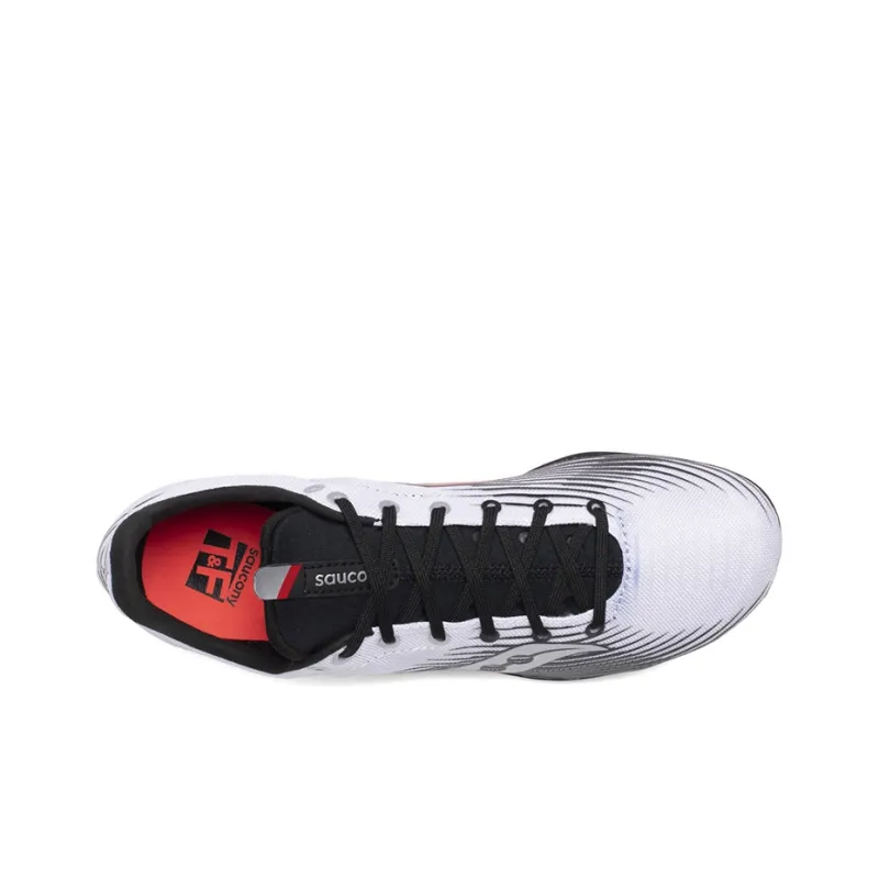 Saucony Ballista MD Low-Top Running Shoes Men's White Black-3