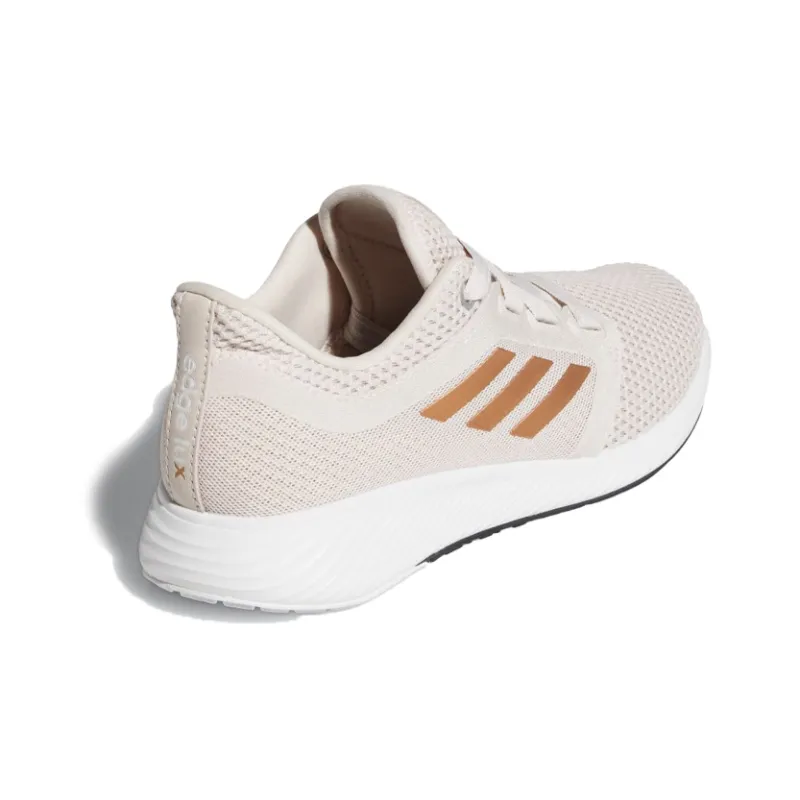 Adidas Edge Lux 3 Slip-Resistant Cushioning Low-Top Running Shoes Women's Light Pink White-3