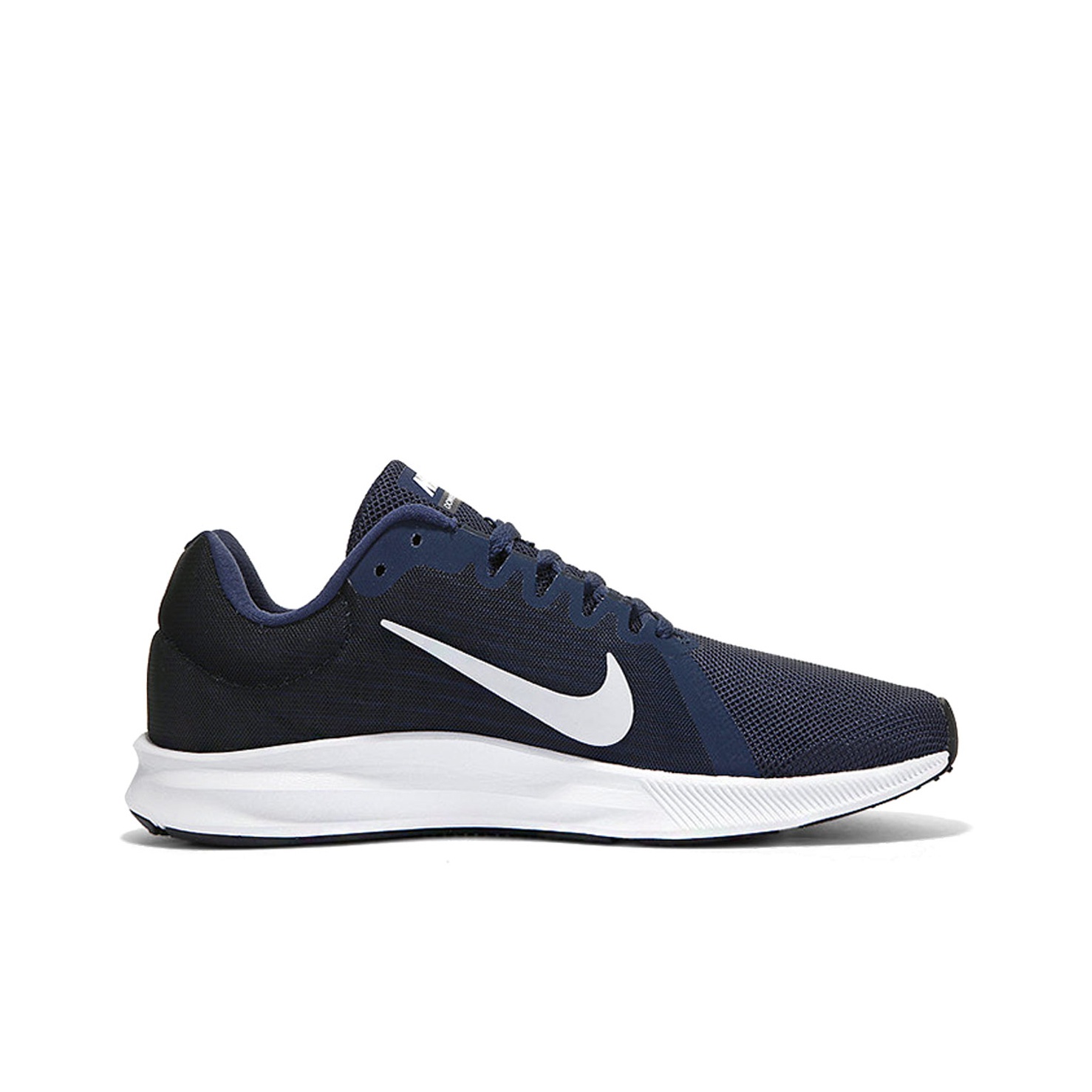 Nike men's downshifter 8 navy blue running shoes hotsell