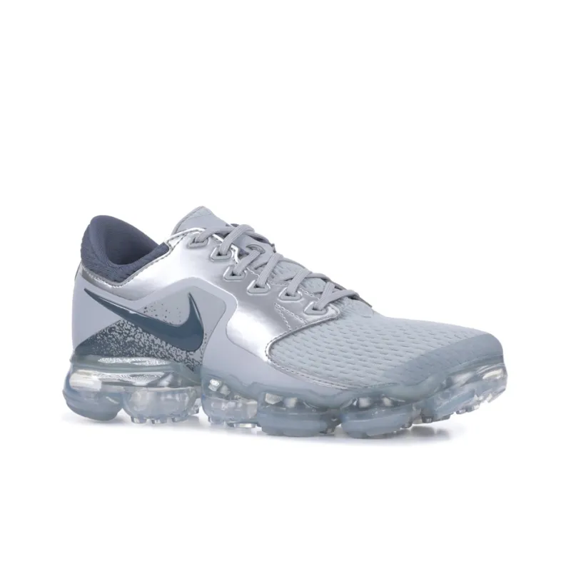 Nike AIR VAPORMAX Anti-Slip Wear-Resistant Low-Top Marathon Running Shoes GS Wolf Gray-1