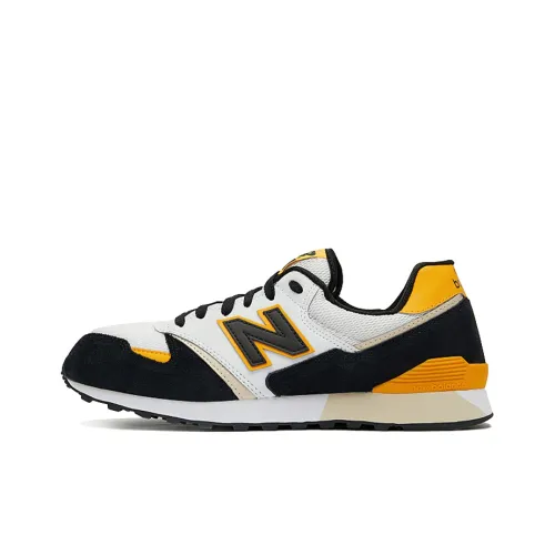 New Balance NB 446 Running Shoes Unisex Low-Top Black/White Yellow