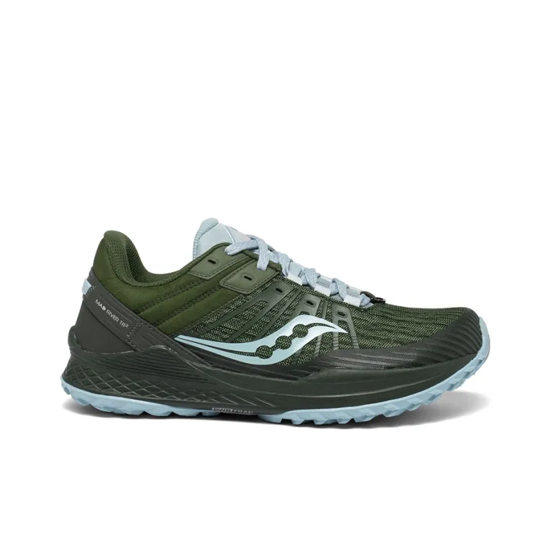 Saucony Mad River TR Running Shoes Women's Low-Top Dark Brown-1