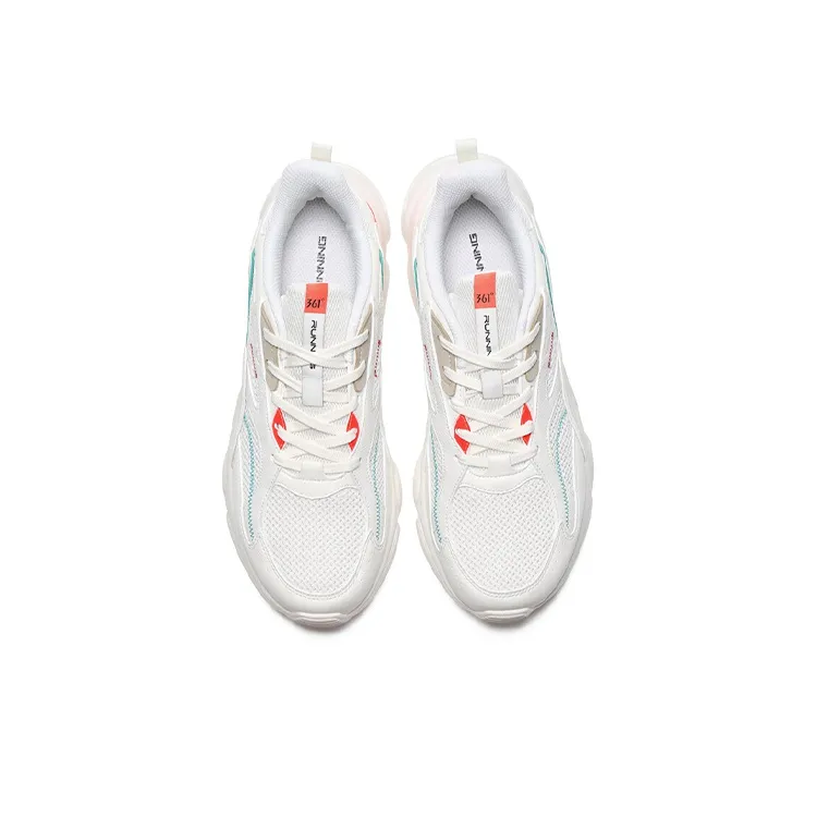 361° Low-Top Running Shoes Men's White Green-1