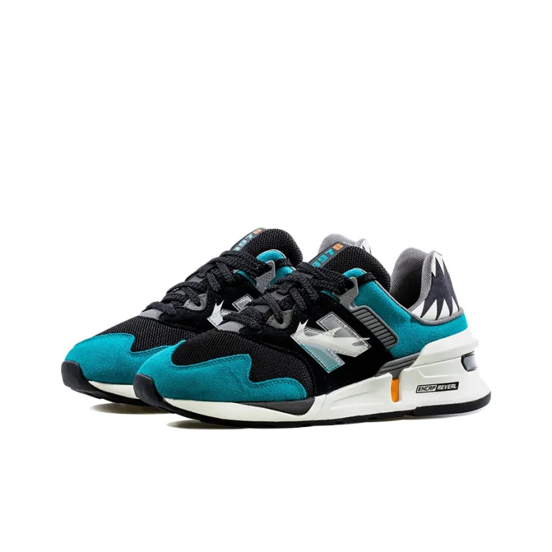 New Balance 997S Shoe Palace Great White Teal Toe-2