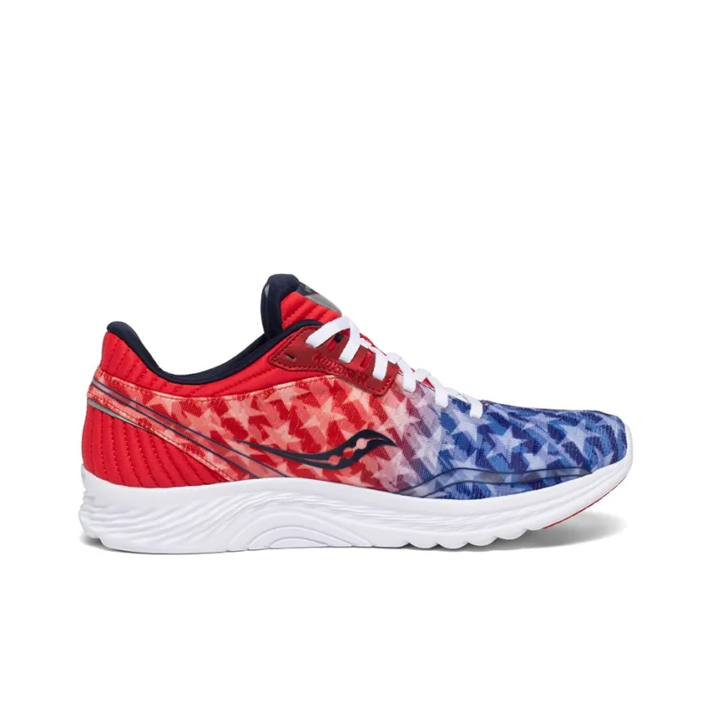 Saucony Kinvara Elite 11 Low-Top Running Shoes Men's Red Blue-1