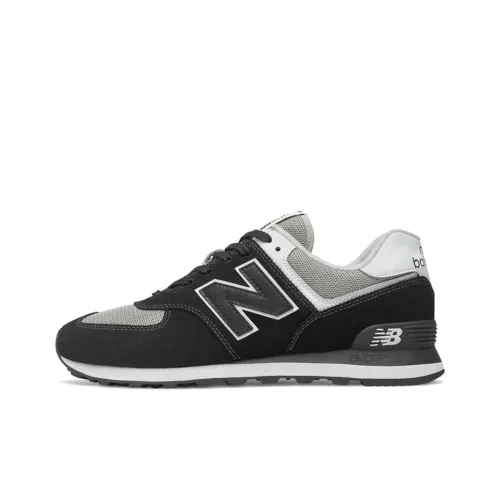 New Balance NB 574 Running Shoes Unisex Low-Top Black/White